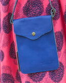 Leather Bag Rita V2 Small Leather Pouch Cross Body Bag - Vera Tucci OriginalsBags DARK ROYAL