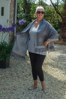 Scarves MARNIE - RMD202106-10 9 COLS TREE - Vera Tucci OriginalsAccessories 8 GREY