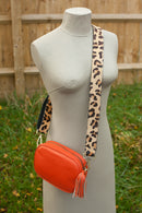 Luxury Leather Bag Strap - Cheetah pattern - Vera Tucci OriginalsAccessories