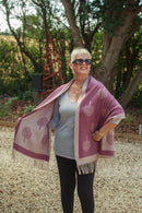 Scarves MARNIE - RMD202106-10 9 COLS TREE - Vera Tucci OriginalsAccessories 3 MAUVE