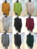 Poncho ANABELLE - Womens Cashmere Mix Poncho One Size - Vera Tucci OriginalsAccessories