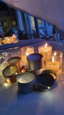 Candle VT TIN Candle - Pomegranate Ce Soir - Vera Tucci OriginalsLIMELIGHT Plain Tin