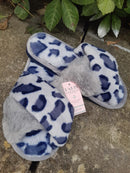 Shoes MERCIER - LADIES ANIMAL PRINT SLIPPER - Vera Tucci OriginalsAccessories
