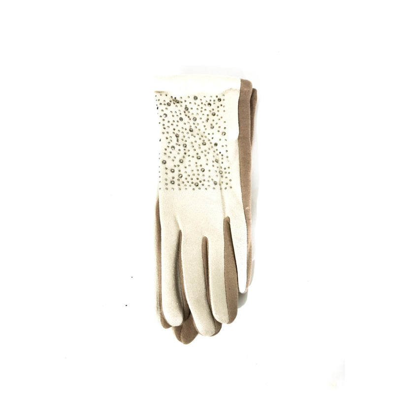 Gloves Diamante Glove - Vera Tucci OriginalsAccessories CREAM / TAUPE