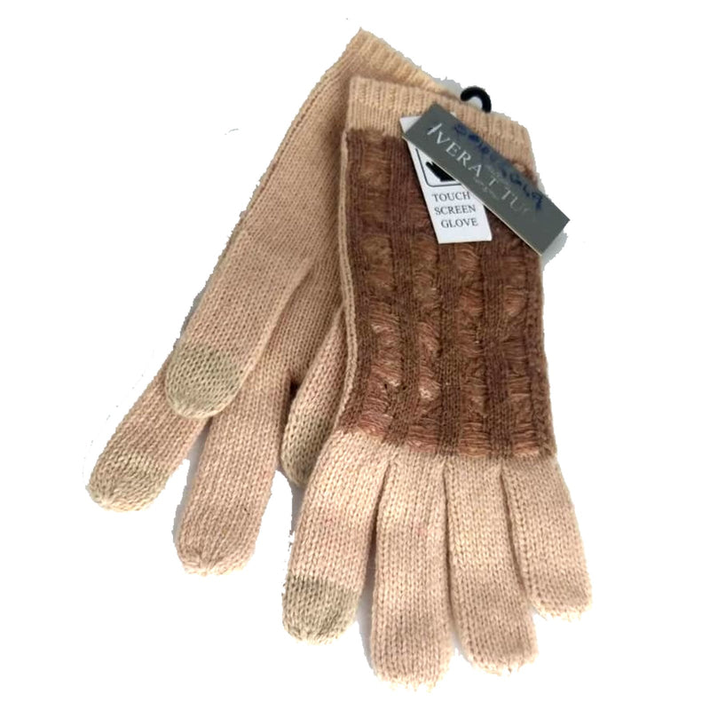 Gloves Wool Glove - G17 - Vera Tucci OriginalsAccessories BEIGE/TAUPE