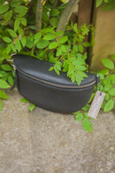 Leather / Suede Bag MARIELLA - Leather Bum Bag - STYLE 005 NEW COLS FOR SPRING - Vera Tucci OriginalsBags BLACK