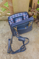 Leather / Suede Bag ZETA - STYLE 004 - Vera Tucci OriginalsBags