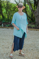 Linen ANTONIA - 7671 100% LINEN LIGHTWEIGHT ITALIAN TUNIC - Vera Tucci OriginalsGianni Moda