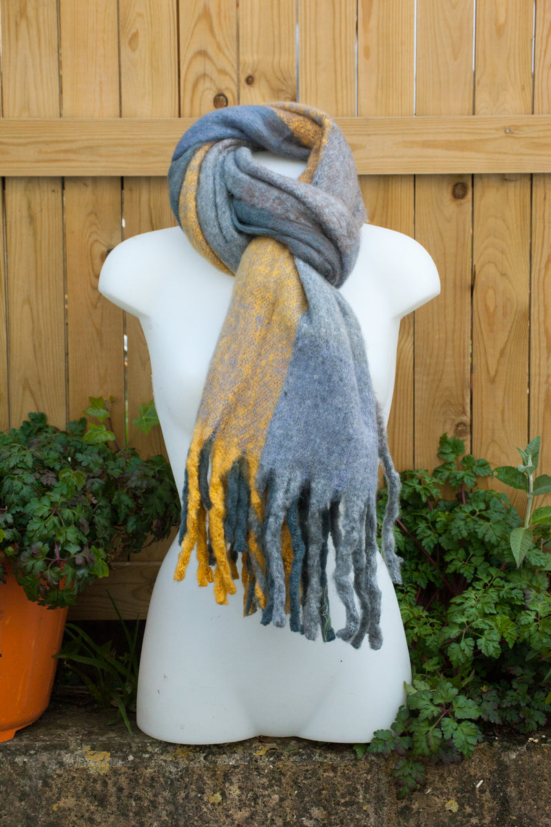 VANDA - SOFT AND COSY WARM CHECK SCARF 15 COLS SC22C 11