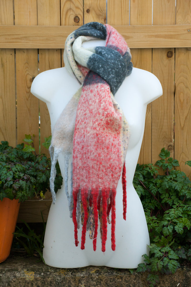 VANDA - SOFT AND COSY WARM CHECK SCARF 15 COLS SC22C 11